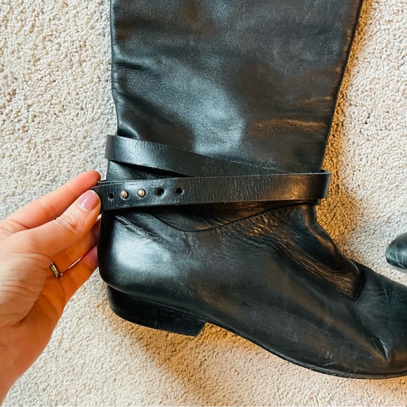 Pour La Victoire Black Boots, Size 8 - Picture 3 of 8